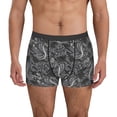 thumbnail image 4 of Wukai Snake Print Men’s Underwear Breathable Boxer Briefs,&nbsp;Moisture Wicking & Breathable-, 4 of 7