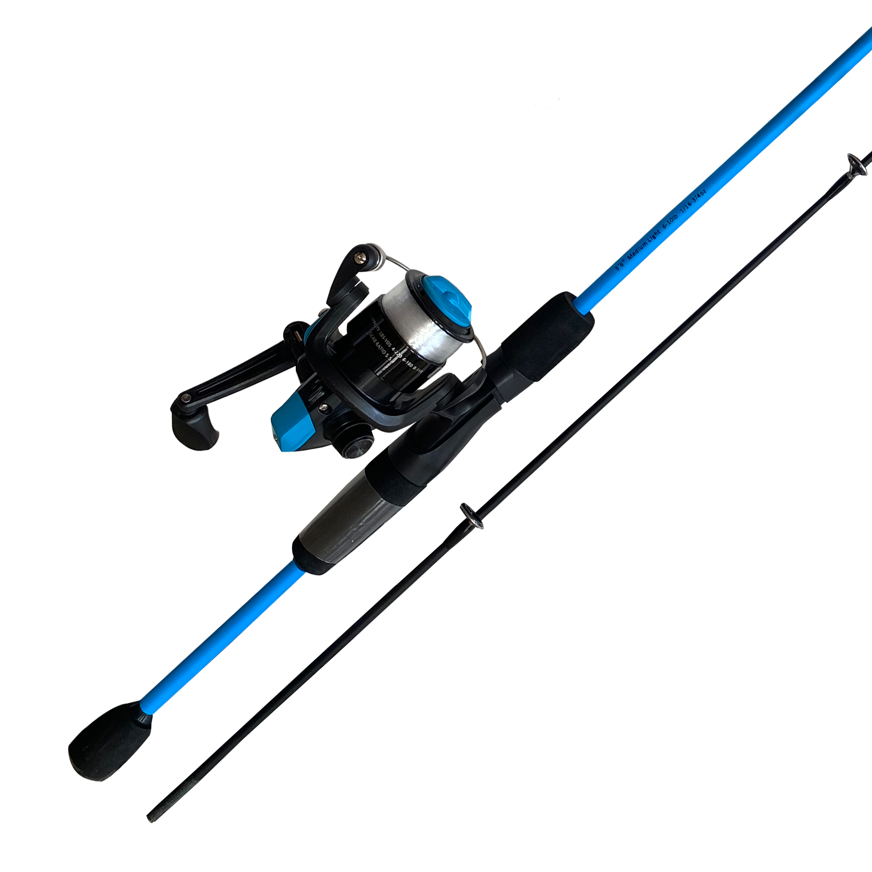 Ozark Trail Wayfarer Spinning Fishing Rod and Reel Combo, Blue - image 4 of 5