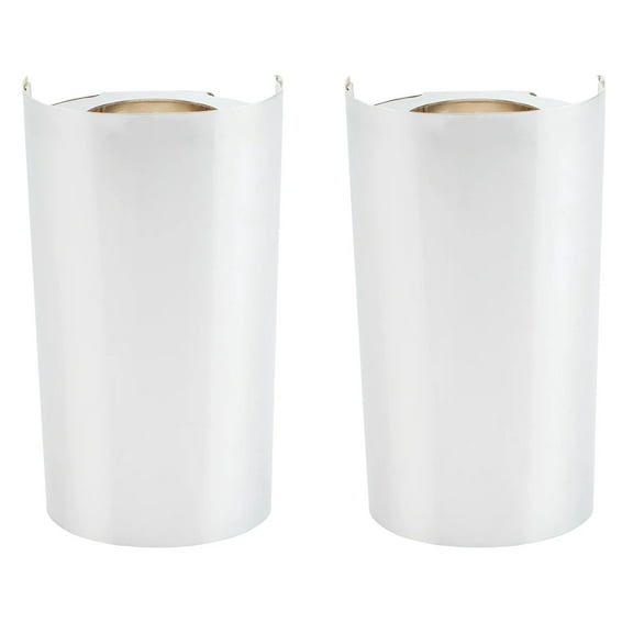 Arlen Ness Smooth Steel Chrome Fork Boots for Fat Tire (125-001)