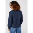 thumbnail image 3 of Maine - Camisa Manga Globo para Mujer (Marino), 3 of 4