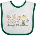 thumbnail image 3 of Inktastic Mommy's Little Wildflower Boys or Girls Baby Bib, 3 of 4