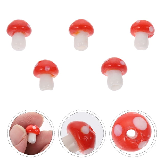 BESTYASH 30Ud Dijes De Hongos Para Bisutería Accesorios Creativos Y Duraderos