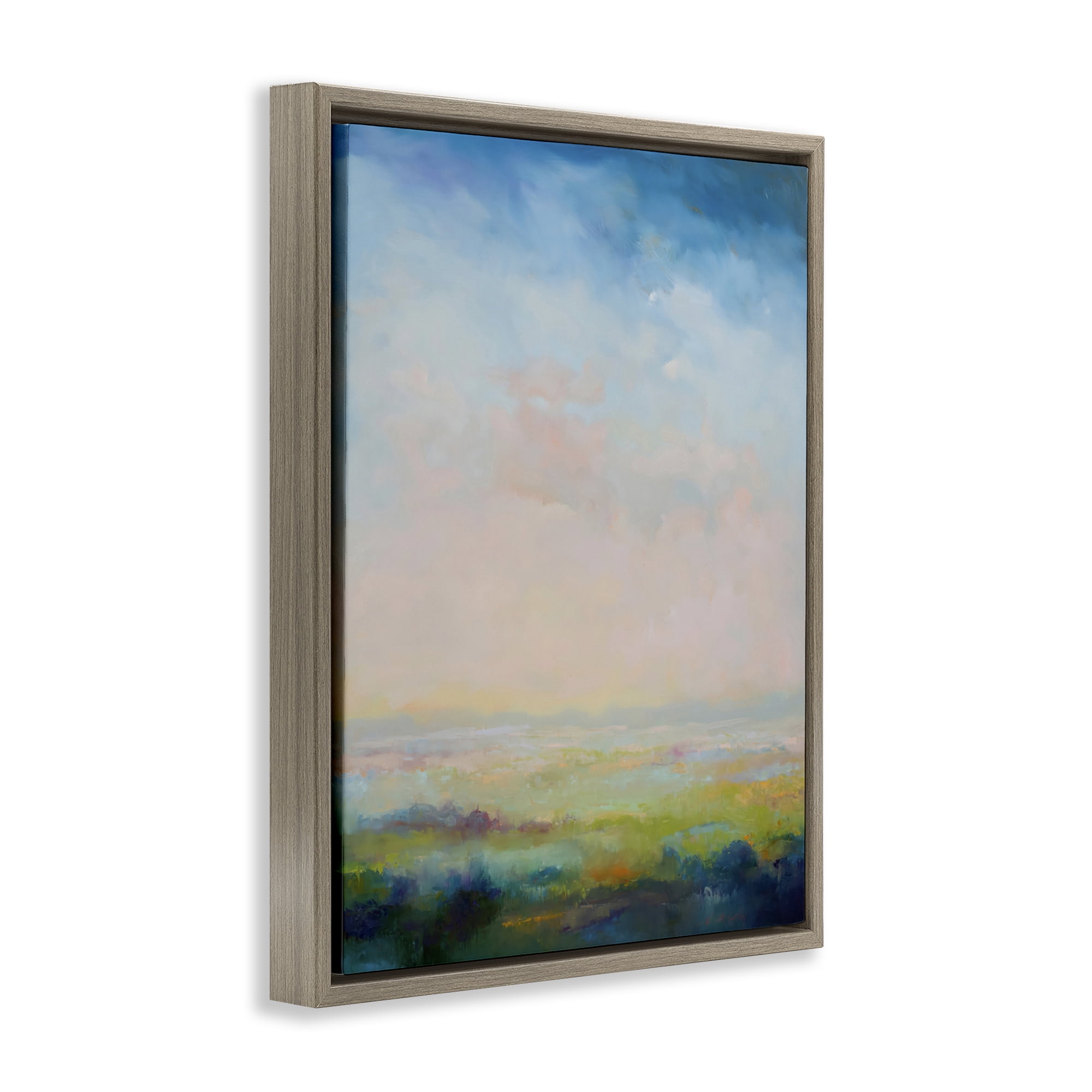 Stupell Industries Mystic Marsh Serenity Brown Framed Floater Canvas Wall Art, design by William McCarthy