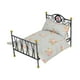 thumbnail image 3 of Modelo de cama 1:6, cama en miniatura, modelo de decoración de muebles, decoración de casa de muñecas, accesorios, muebles de dormitorio con cama en D, 3 of 9