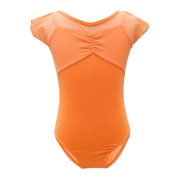 Girls Ballet Leotard | Premium Stretch Mesh Dance Bodysuit | Tutu-Ready, Toddler to Teen Sizes