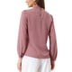 thumbnail image 3 of CAMISA DE CHIFFON INSPIRADA CHIC PARA MUJERES, BLUSA DE MANGA LARGA CON CUELLO ALTO PARA OFICINA, L GRIS ROSA, 3 of 5