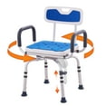 thumbnail image 2 of KFFKFF Rotating Bath Chair, 360° Swivel, with Supportive Armrests & Back, Secure & Stable for Shower/Bathtub Use, Ideal for Seniors & Mobility Impaired, Supports up to 400lbs, 2 of 9