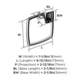thumbnail image 6 of Amerock Revitalize Chrome Closed Towel Ring, 6 of 8