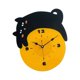 thumbnail image 1 of Reloj de pared con diseño de gato, sin , para dormitorio, sala de estar, decoración del hogar, bonito reloj analógico, reloj colgante silencioso, 1 of 8