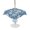 Denim Blue, variant on Outdoor Tablecloth with Umbrella Hole for Patio/Picnic/Party/Camping, Starfish Sea Blue Coastal Waterproof Table Cloth Square Cover Washable, Summer Nautical Shell Beach (60"x 60")