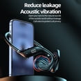 thumbnail image 4 of Auriculares inalámbricos de conducción de aire BT5.3, diseño no intrauditivo, auriculares inalámbricos para deportes, auriculares de conducción de aire, verdadera resistencia inalámbrica 100H, altavoz, 4 of 8