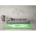 thumbnail image 3 of Ahgly Company Indoor Rectangle Medallion Emerald Green Traditional Area Rugs, 5' x 8', 3 of 4
