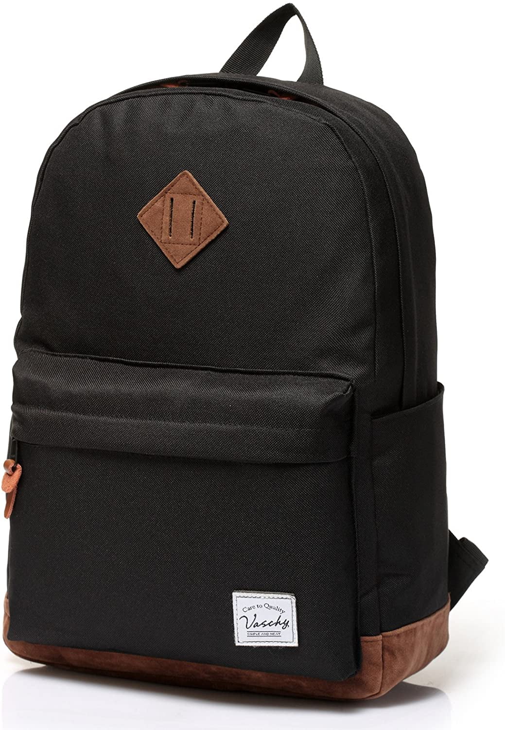 School Backpack Lightweight Black 1 Unisex Classic Backpack for Men Women 
