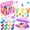 33PCS, variant on Pool Toys, 30/33Pcs Diving Toys with Shell Treasure Chests and Storage Bag, Swimming Pool Games Summer Water Toy Gift Set for Toddlers