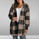 thumbnail image 1 of Camisas de franela a cuadros Augper para mujer, chaqueta informal de manga larga con botones, blusas estilo boyfriend de otoño con bolsillos, 1 of 7