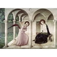thumbnail image 2 of Angelico, Fra 24x18 Black Modern Framed Museum Art Print Titled - Annunciation, 2 of 4