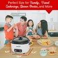thumbnail image 3 of Brentwood 10-Cups Uncooked/20-Cups Cooked Electric Rice Cooker with Measuring Cup and Spatula, White, RC-5020W, 3 of 5