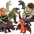 thumbnail image 1 of Juguetes de Dinosaurio Jumbo 6 Piezas Gzsbaby, 1 of 2