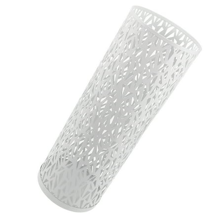 TAILTOSS Entryway Umbrella Stand Umbrella Organizer White Metal 1Pcs