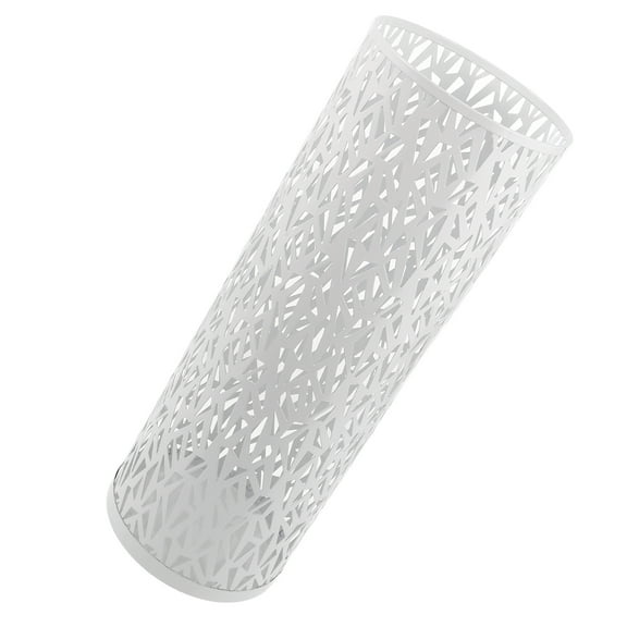 TAILTOSS Entryway Umbrella Stand Umbrella Organizer White Metal 1Pcs