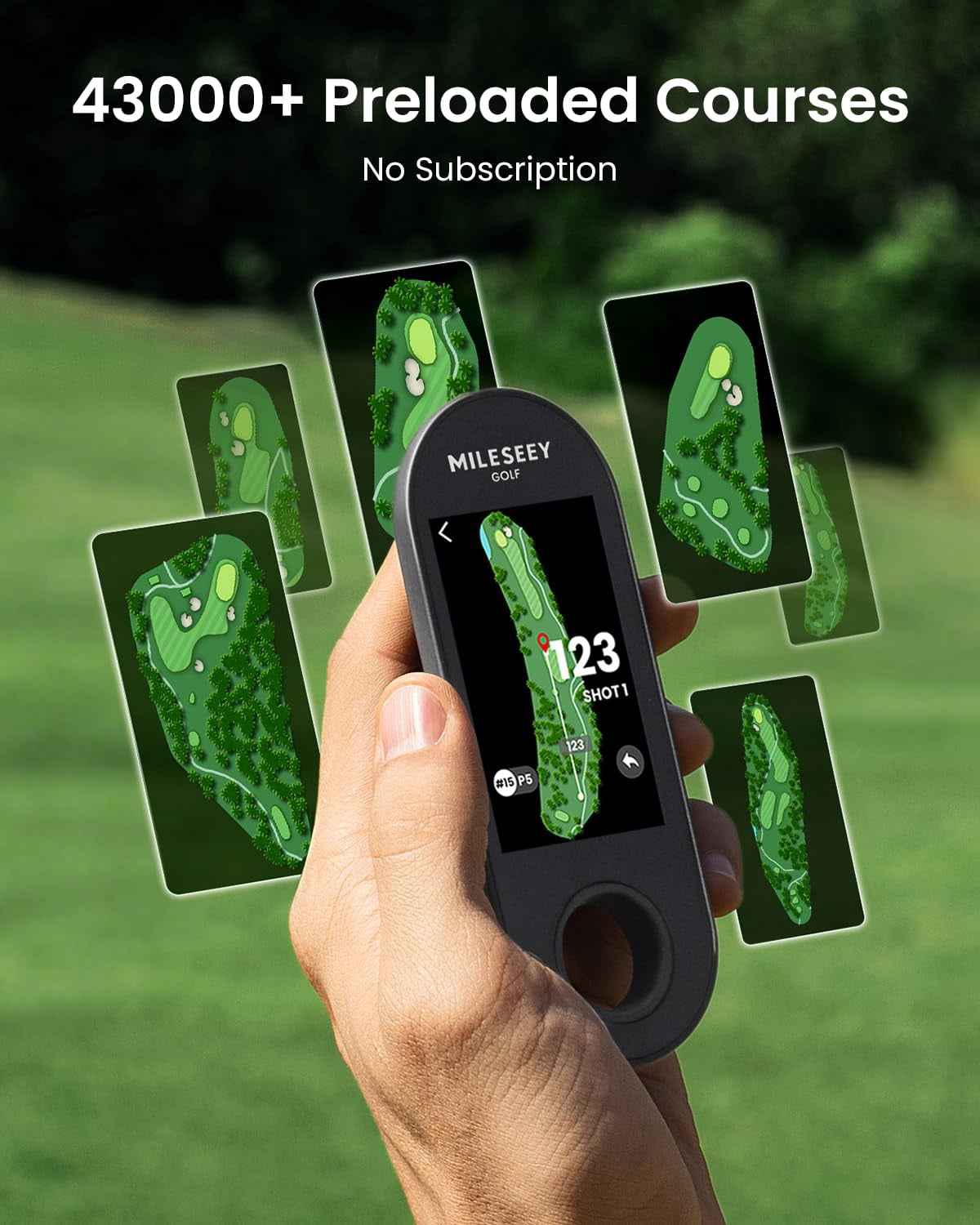 MILESEEY GeneSonic Pro Detachable Golf GPS Speaker