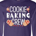 thumbnail image 4 of Inktastic Christmas Cookie Baking Crew with Oven Mitts Long Sleeve T-Shirt, 4 of 5
