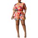 thumbnail image 1 of Txlixc Ropa deportiva de verano para mujeres, impresión foliar Txlixc moda, 1 of 5