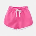thumbnail image 5 of TOWED22 Girls Boys Athletic Shorts Toddler Summer Running Shorts Dolphin Yoga Shorts for Kids(Hot Pink,18-24 M), 5 of 8