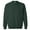 Ash, variant on Gildan Men's 1800 Long Sleeve Heavy Blend Crew Neck Sweatshirt Forest Green XL