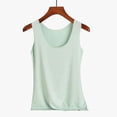 thumbnail image 4 of Pincandy Women's 3 Piece Solid Color Pajama Set with U Neck Sleeveless Tank Top and Undershirt Soft Cozy Loungewear Ideal for Nighttime Relaxation, 4 of 7