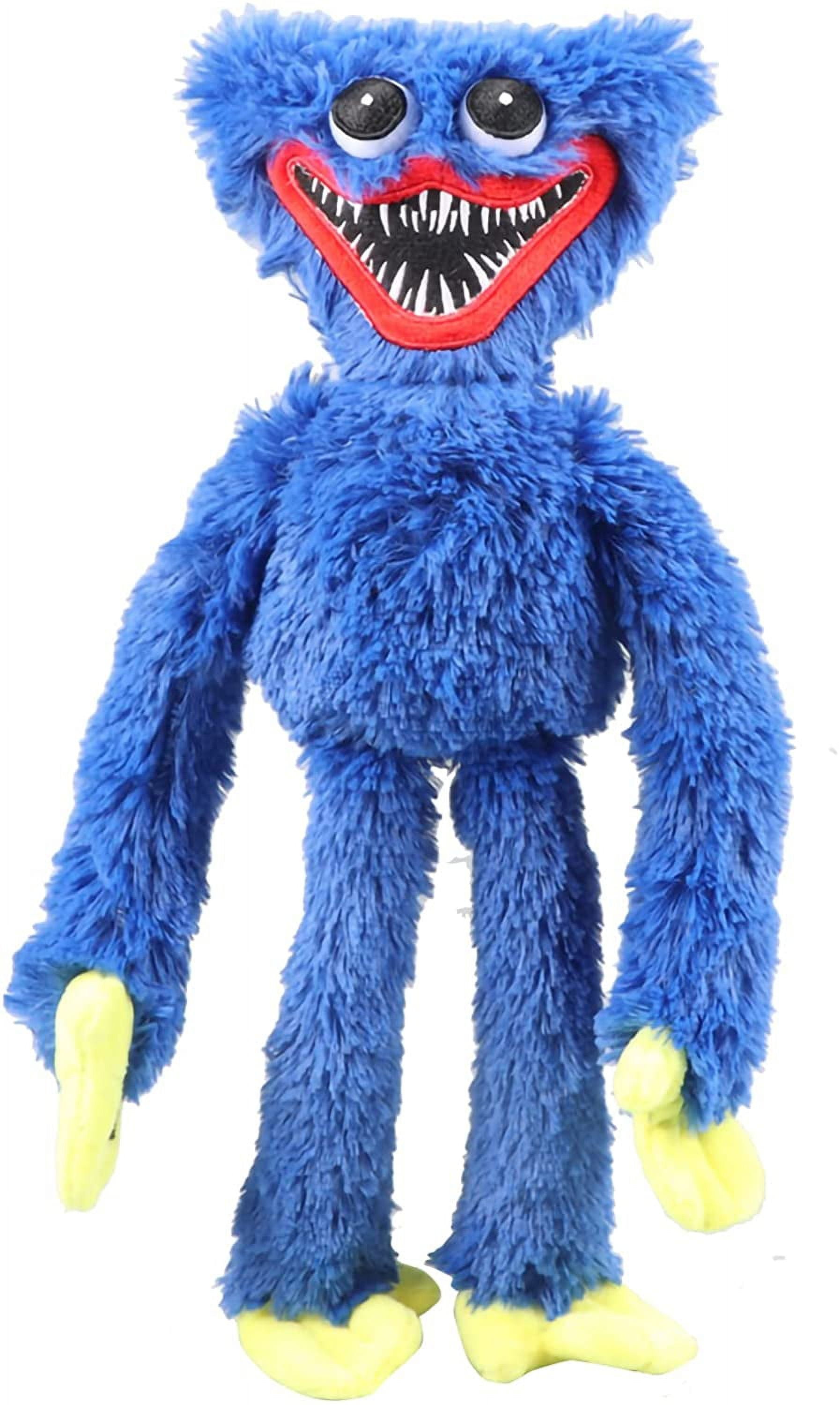 Huggy Wuggy Plush Toy, Blue Scary and Funny Plush Doll, Suitable