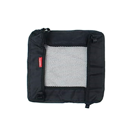 

HOMEMAXS Outdoor Folding Table Storage Hanging Net Basket Picnic Table Storage Rack-Size S(Black)