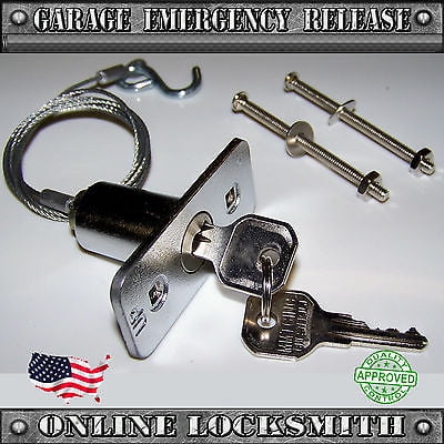 Secure Universal Garage Door Opener Emergency Disconnect