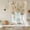 Brown, variant on Vintage Botanical Balloon Curtains for Bedroom/Front Door/Bathroom, Country Herbs Leaves Plants Flowers Brown Tie Up Curtains 63 Inch Length Kitchen Curtains Shades for Windows 46"x63"