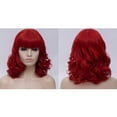 thumbnail image 6 of Unique Bargains Wigs for Women 16" Red Curly Wig with Wig Cap Natural Full Medium Wavy, 6 of 6