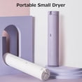 thumbnail image 4 of Graflsoa Compact 400W Portable Dryer with Shoe Drying Kit, Fast Drying & Disinfection, Timer, Mini Warmer for Travel, Dorms, Purple, EU Adapter Needed, 4 of 6
