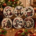 thumbnail image 6 of 6PCS Wooden Christmas Ornaments DIY Pearl Art Kits for Adults, Hanging Diamond Art Christmas Ornaments Set with Pearls, Special-Shaped Gems & Jute Twine, Christmas Decor Craft, 6 of 8