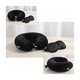 thumbnail image 3 of Cómodo Cojín Para El Cuello  Bloosom Almohada De Espuma Viscoelástica Negro, 3 of 4