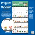 thumbnail image 4 of 2025 Every Day's A Holiday Wall Calendar - Large Grids for Appointments and Scheduling - Vertical Monthly Wall Calendar 2025 - Home and Office Organization - Premium Matte Paper - 12"x12”, 4 of 5