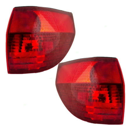 Toyota Quarter Panel - Driver and Passenger Taillights Quarter Panel Mounted Tail Lamps Replacement for Toyota Van 81560AE010 81550AE010