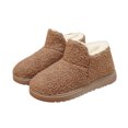 thumbnail image 4 of Coffee Women'S Boots With Fleece Lining And Thick Sole For Fall And Winter Comfortable And Soft-Soled, 4 of 9
