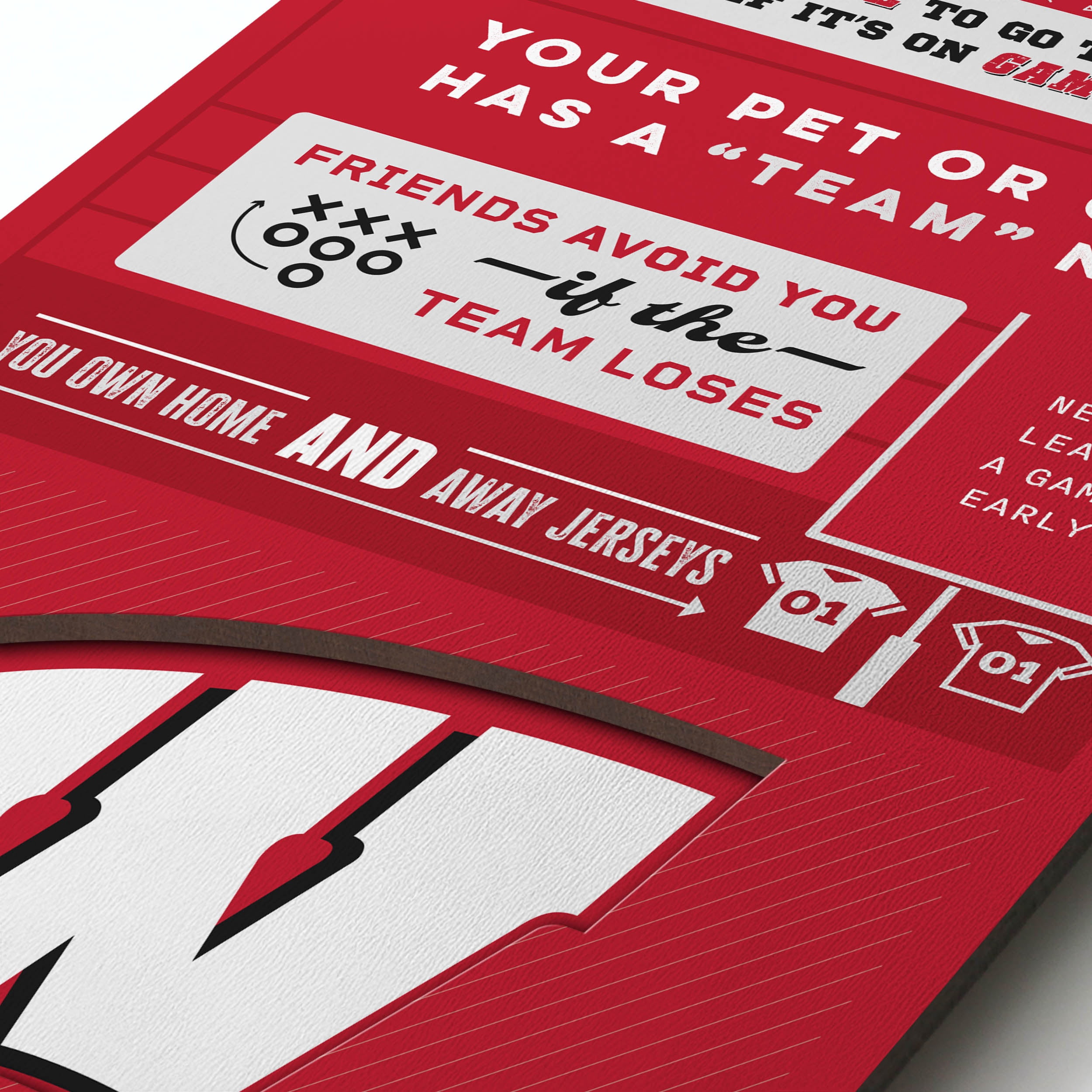 YouTheFan NCAA Wisconsin Badgers 3D Top 10 Wall Art