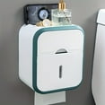 thumbnail image 7 of 1-piece Toilet Tissue Box, Wall-mounted, Waterproof, Toilet Tissue Box, Drill-free, Paper Box, Toilet Paper Roll, Paper Holder, 7 of 7
