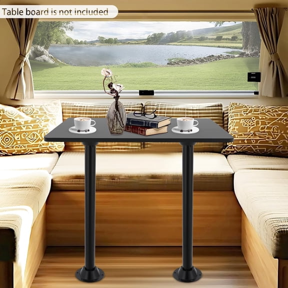 29" RV Table Base Mount - Durable Aluminum Alloy Legs with Easy Installation