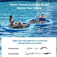 thumbnail image 3 of Danrelax 8FT Double-Ring Sunchill Round Inflatable Float Ring for Adults, Heavy Duty Hammock Pool Lounger with Pump, for Lake, Ocean & Pool, 3 of 9