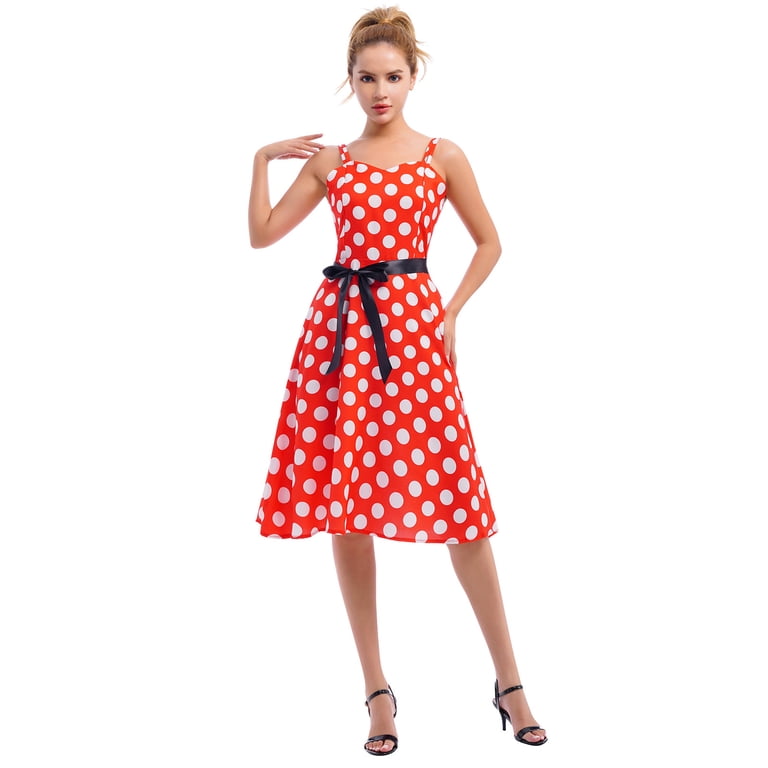 fitted lace wedding dress Lily Rockabilly Polka Dot Off Shoulder Swing Dress In Black & Red – Cherry  Vintage Chichester