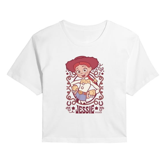 Toy Story - Jessie Cowgirl - Juniors Cropped Graphic T-Shirt
