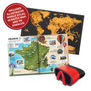 Abacus Brands Immersive Interactive World Atlas VR Goggles Learning Kit