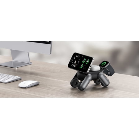 Waloo 3-in-1  Puppy Wireless Charger Stand for iPhone, Apple Watch & AirPods