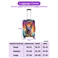 thumbnail image 5 of Retro Surfing German Shepherd in Cool Sunglasses Hello Summer Waves Travel Luggage Cover Alsatian Dog Lover Gifts Suitcase Dust Protective Decor - 10001, 5 of 5